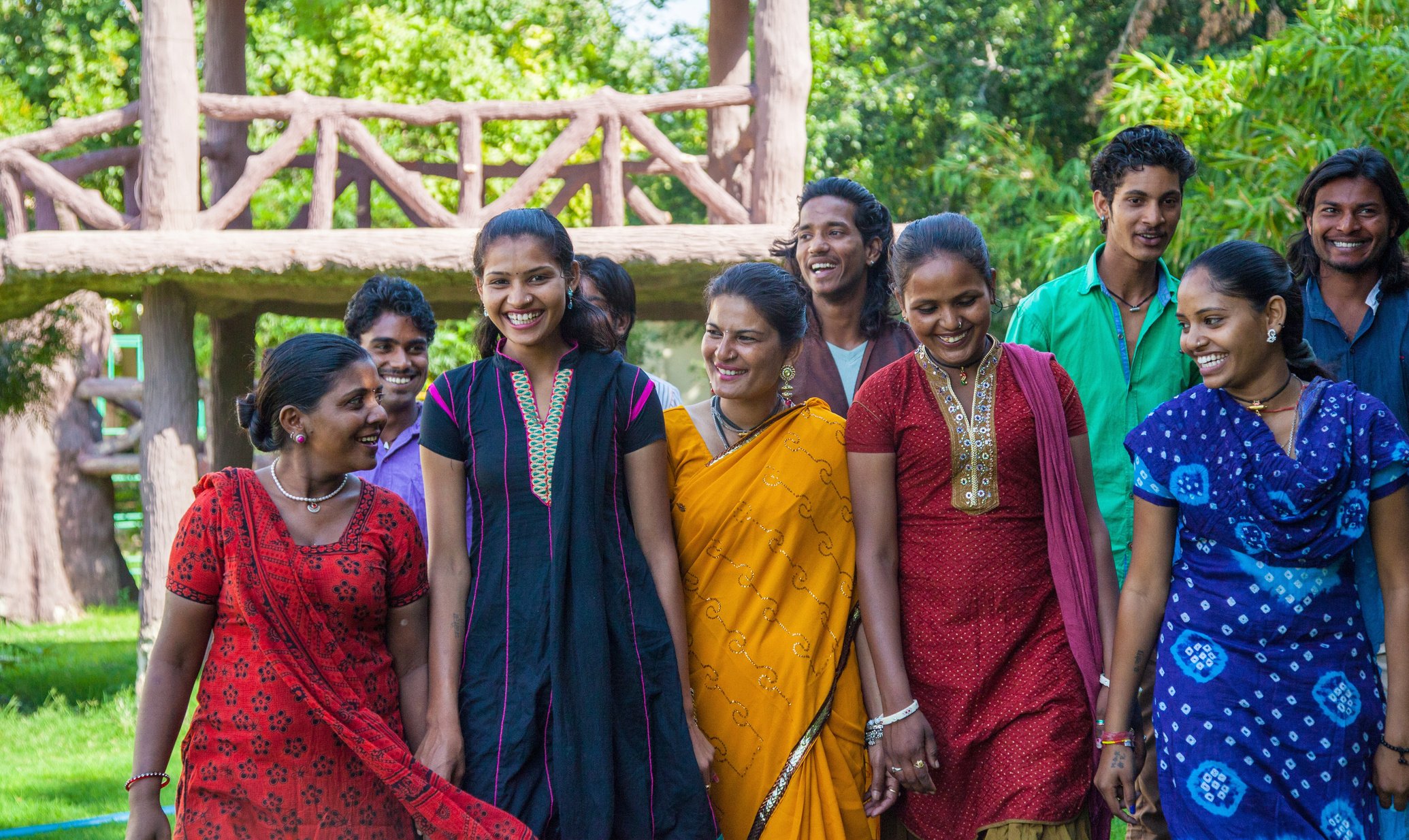 A Group of Students Outdoors